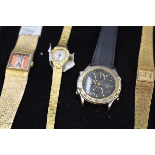 152 - Mixed Tray of Vintage Watches to include Gold Plated