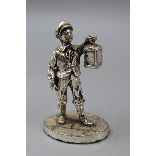 213 - Collection of 7 Pewter Figures of Victorian Trades (13cm)