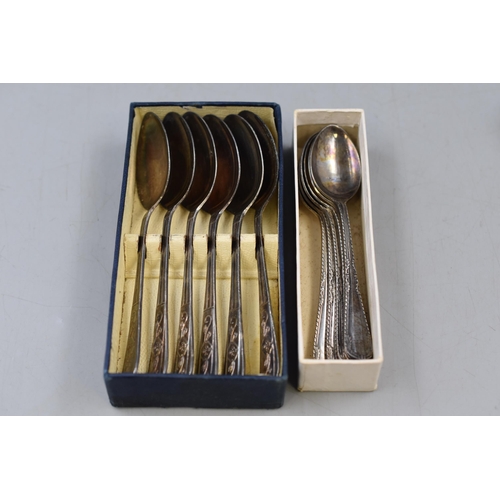 227 - Mixed Selection Of Silver Plated Teaspoons