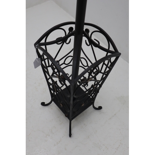 434 - Wrought Iron Coat / Umbrella Stand (190cm)