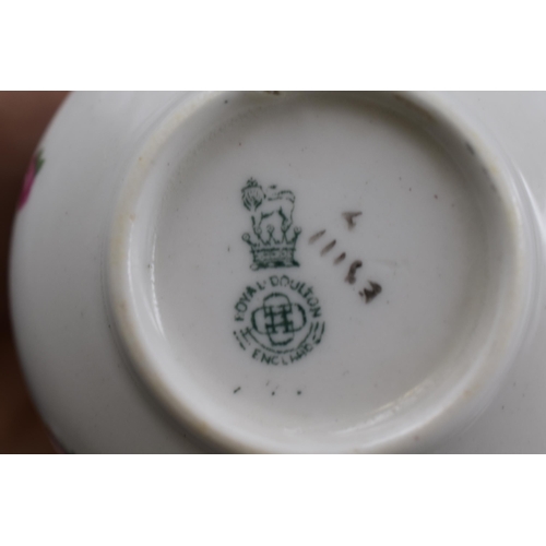 244 - Five Fine Bone China Cup and Saucer Sets including Floral, Royal Stafford, Old Royal and More