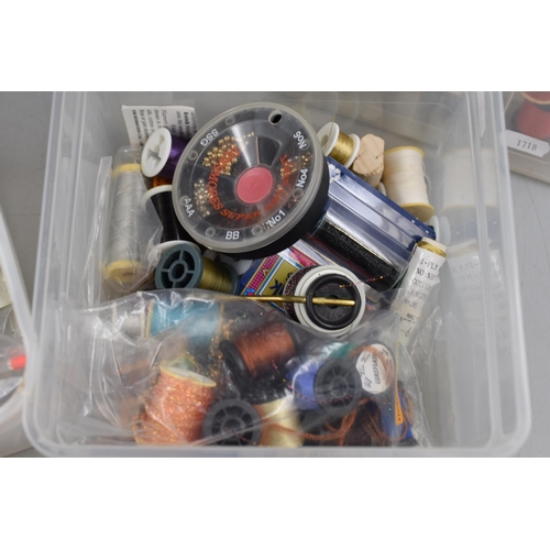 448 - Selection of Fishing Thread, Balancing Kit, Cork Balls and More