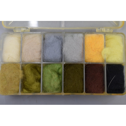 449 - Large Selection of Fly Tying Materials in 6 Boxes