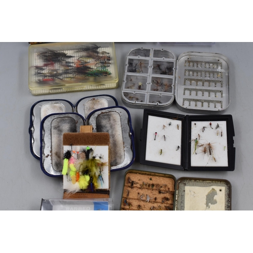 451 - Mixed Selection of Fishing Flies, Hand Warmers and More