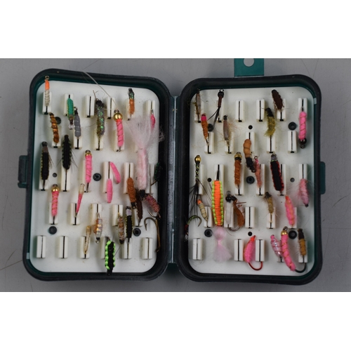 452 - Large Selection of Fishing Flies in 3 Cases