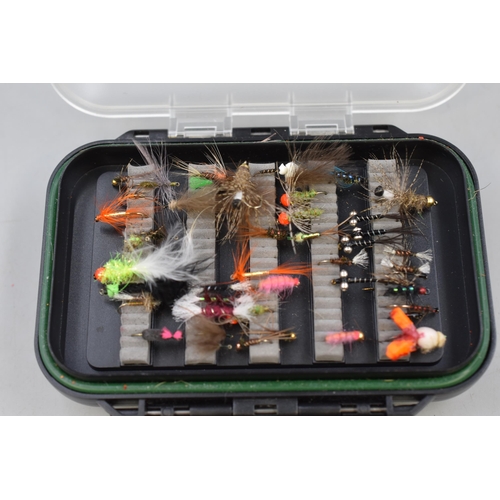 452 - Large Selection of Fishing Flies in 3 Cases