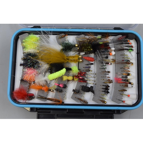 452 - Large Selection of Fishing Flies in 3 Cases