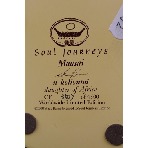 256 - Soul Journeys Maasai Limited Edition (3507 of 4500) entitled daughter of Africa (39cm)