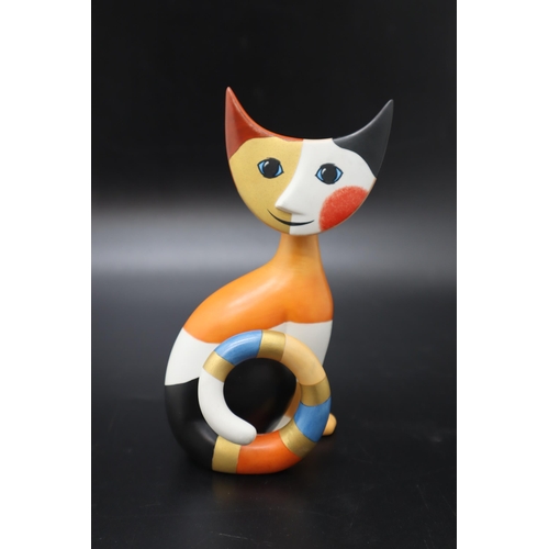 258 - Rosina Wachtmeister Goebel Cat statue “Francesco”. Approx. Height 7.5”.