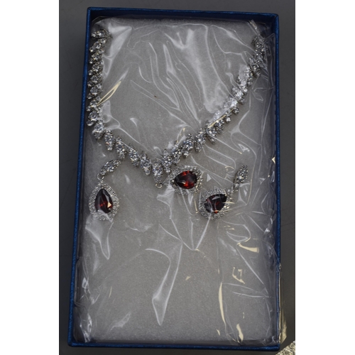 468 - Large Selection of Mainly New Jewellery items in Presentation Boxes. Includes New Heart Shaped Neckl... 