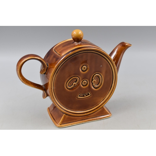 270 - Vintage Price and Kensington Ceramic Teapot in Brown Glaze approx 7