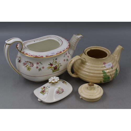 276 - Mixed Selection Of Floral Ceramic Teapots