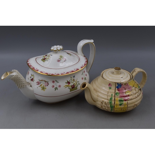 276 - Mixed Selection Of Floral Ceramic Teapots