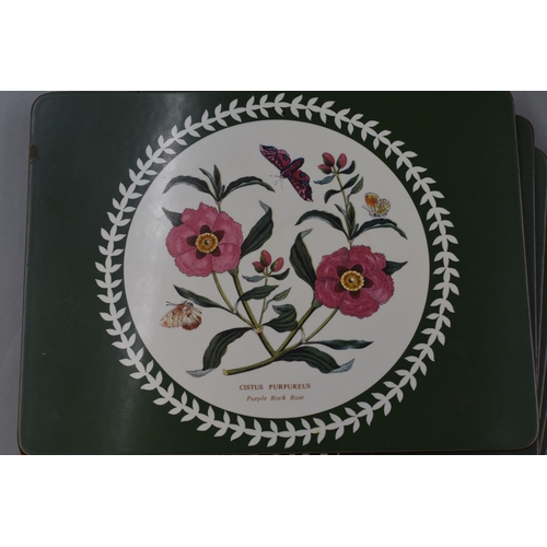 499 - Set of 6 Portmeirion Botanical Placemats designed by Susan William Ellis in original Box