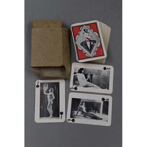 513 - Four Packs of Vintage Playing Cards including Erotic, Lexicon Silver Jubilee and more together with ... 