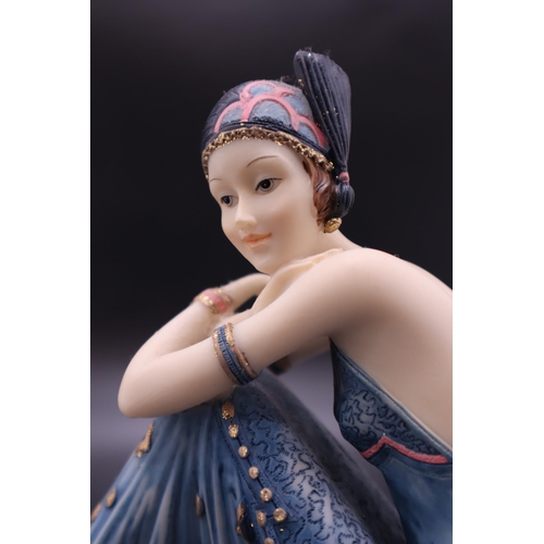 294 - Two Art deco style Figurines (Tallest 32cm)