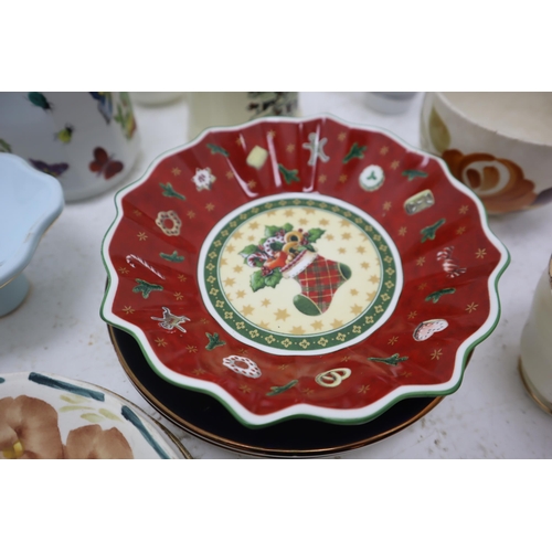 521 - A Mixed Selection of Ceramics To Include Johnson Bros, Crown Ducal, Shelley and More.