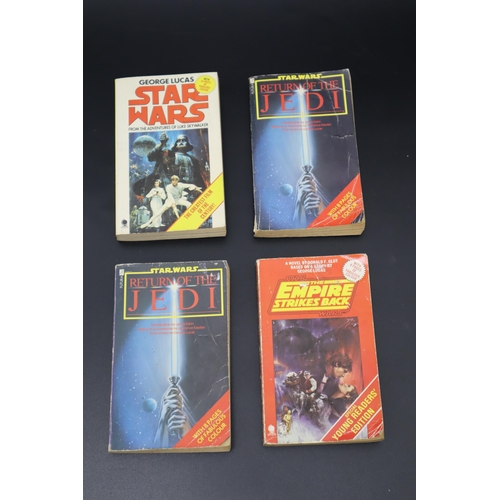 529 - Mixed Lot of Vintage Starwars Reading Books to include Return of the Jedi, Empire Strikes Back, and ... 