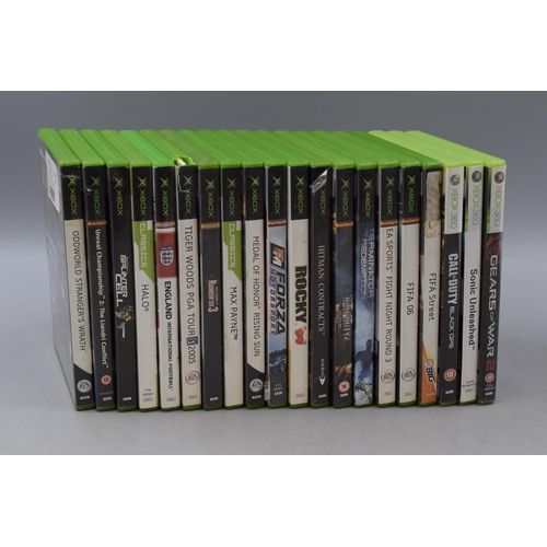 557 - Selection of 14 XBox and 6 XBox 360 Console Games