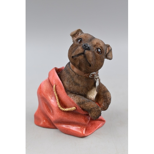 309 - The Leonardo Collection Staffordshire Bull Terrier Table Decoration Sculpture Approx 5