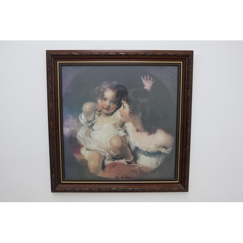 616 - Large Framed and Glazed Sir Thomas lawrence print entitled 