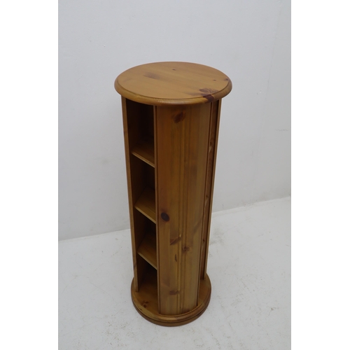 581 - A Wooden Rotating DVD Storage Unit, Approx 40