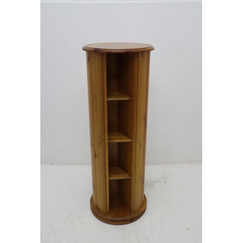 581 - A Wooden Rotating DVD Storage Unit, Approx 40