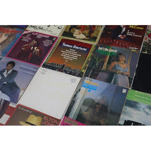 587 - A Selection of Vinyl LP's To Include Bruce Springsteen, A Star is Born, Elvis and More. Includes Som... 