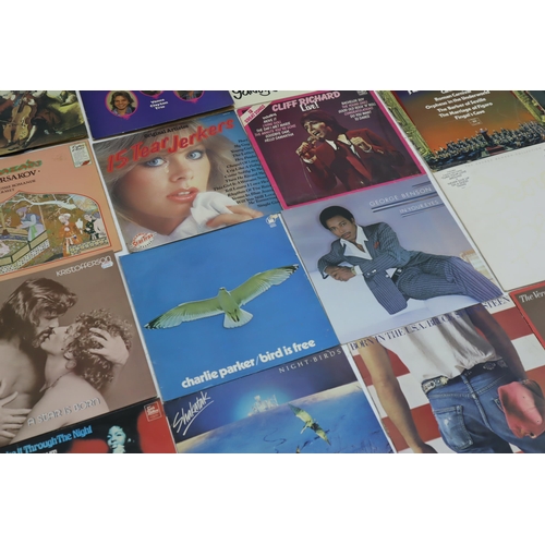 587 - A Selection of Vinyl LP's To Include Bruce Springsteen, A Star is Born, Elvis and More. Includes Som... 