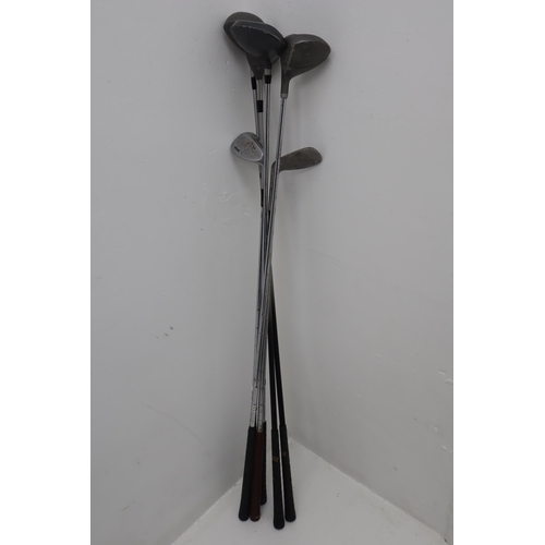 626 - A Selection of Six Assorted Golf Clubs To Include Taylor Made, Macgregor, Memphis and More.