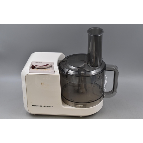 591 - Kenwood Gourmet Variomatic Food Processor Model A535 complete with accessories, Booklets and Box (Po... 