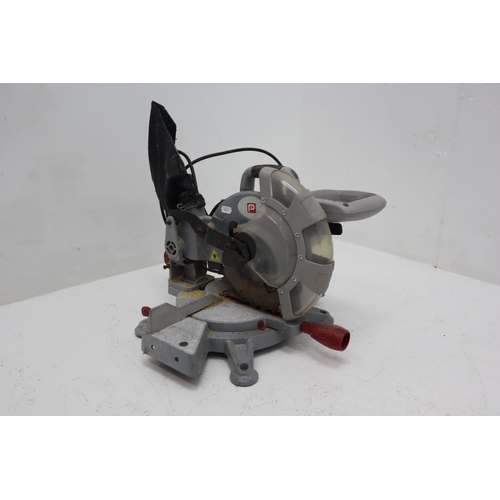 592 - A Performance Power PCMS210L Mitre Saw, Powers on When Tested.