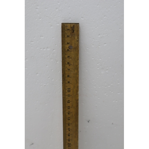 632 - Wooden Set Square and a Metre Rule