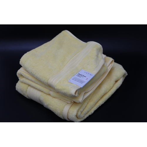 678 - Set of 3 new Egyptian Cotton Hand and Bath Towels