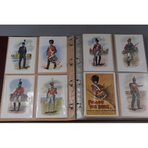 506A - A Stanley Gibbons Postcard Album, Containing A Selection of Military Themed Postcards.