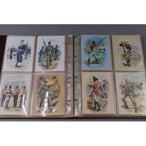 506A - A Stanley Gibbons Postcard Album, Containing A Selection of Military Themed Postcards.