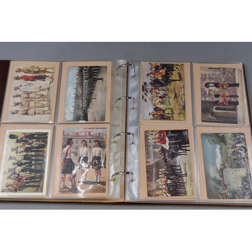 506A - A Stanley Gibbons Postcard Album, Containing A Selection of Military Themed Postcards.