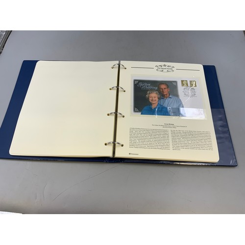 44 - The Royal Family 1997 Golden Wedding Anniversary Album Containing Commemorative First Day Coin Cover... 