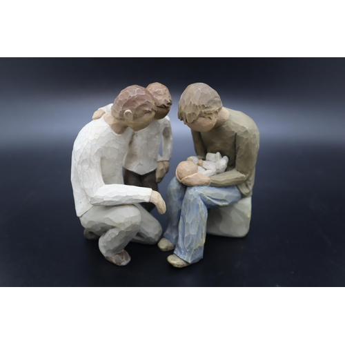 204 - Two Willow Tree Figures, Includes 'New Dad' And Other.