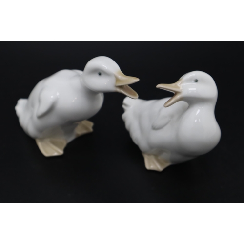 292 - A Pair of Nao Ceramic Gosling Figures, Both Approx 3.5