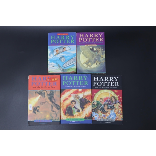 544 - A Selection of Five Harry Potter Books, Includes Some First Editions. Prisoner of Azkaban Paperback,... 