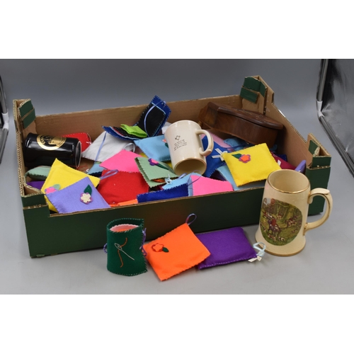 695 - Mixed Selection Including Felting Art Decorations, Mugs And Piano Music box