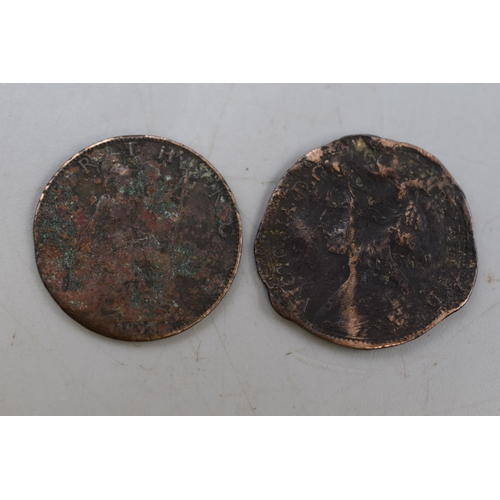 164 - Twenty Five Farthing Coins Dating from 1860 to 1900.