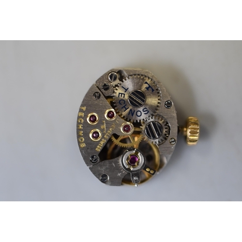 4 - Gold 9ct (375) Technos 17 Jewel Watch Head (Total weight 4.91 grams)