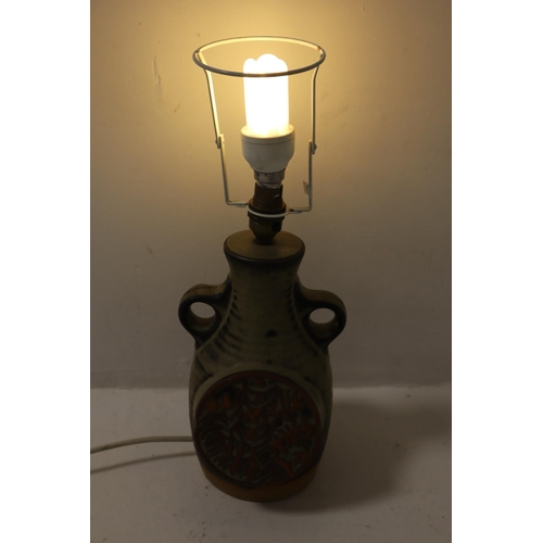 272 - Mid Century Studio Pottery Tremar Lamp (30cm)