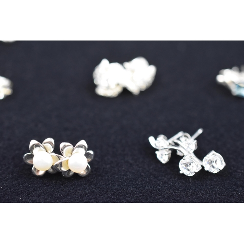 41 - Selection of Silver Earrings and Charms