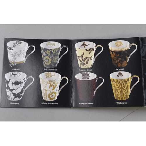 322 - Boxed V & A 'Jacquard' Fine Bone China Mug,