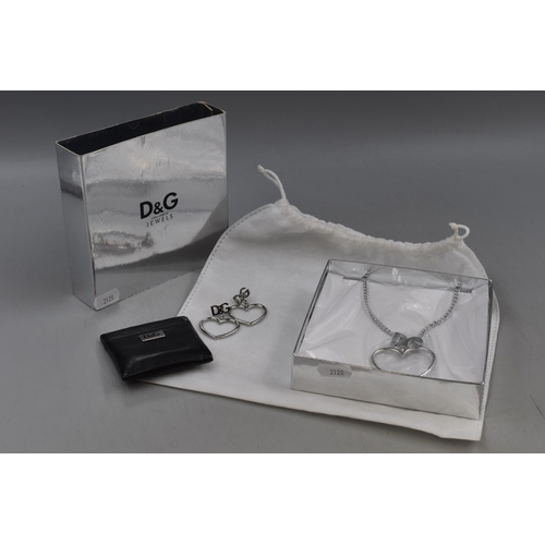 54 - Dolce & Gabbana Boxed Necklace and Earring Set