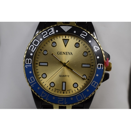 75 - Brand New Divers Style Watch working with presentation Box and cushion.