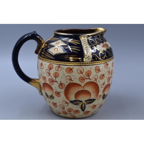 350 - Mixed Selection Of Imari Pattern Jug (af) And Victoria Ware Biscuit Barrel